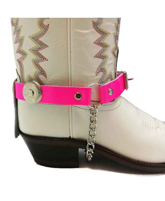 Boot Strap - Back Fringe Magenta Boot Strap - Back Fringe Magenta