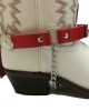 Boot Straps  - Oval Red 