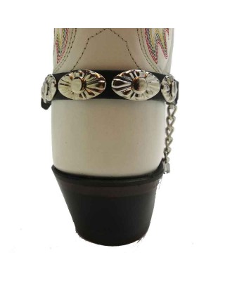 Boot Straps - Oval Black