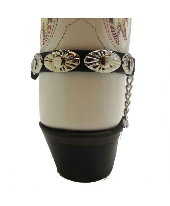 Boot Straps - Oval Black