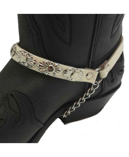 Boot Strap - Oval White