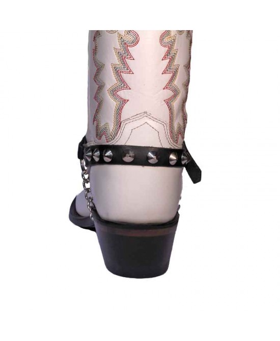 Boot Straps - Conical Stud Black - Thin Boot Straps - Conical Stud Black - Thin