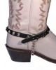 Boot Straps - Conical Stud Black - Thin Boot Straps - Conical Stud Black - Thin