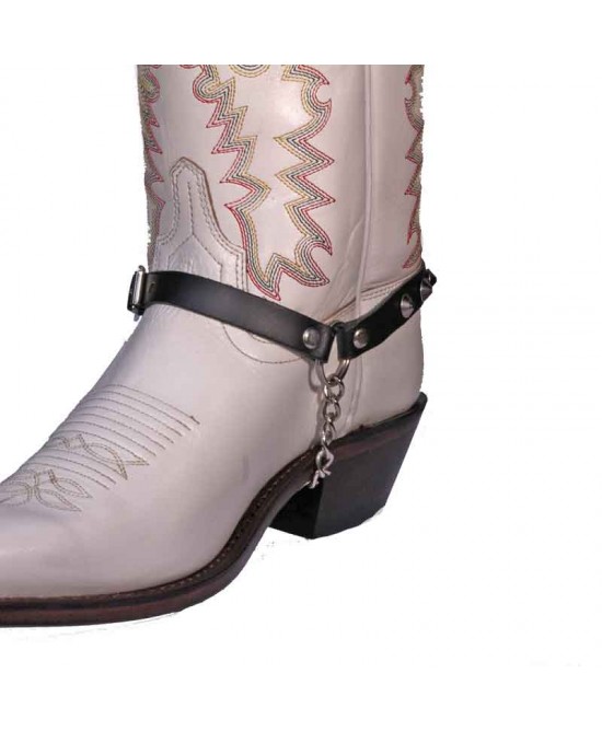 Boot Straps - Conical Stud Black - Thin Boot Straps - Conical Stud Black - Thin
