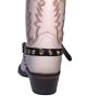Boot Strap - Conical Stud 1/2 Dark Brown