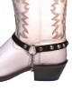 Boot Strap - Conical Stud 1/2 Dark Brown