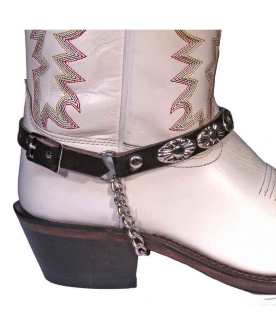 Boot Straps - Oval Dark Brown