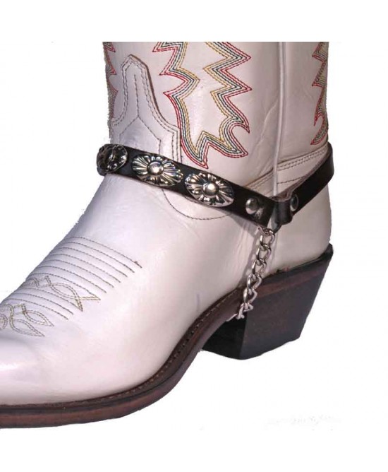 Boot Straps - Oval Dark Brown