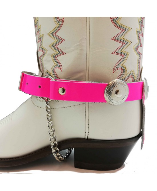 Boot Strap - Back Fringe Magenta Boot Strap - Back Fringe Magenta