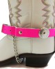 Boot Strap - Back Fringe Magenta Boot Strap - Back Fringe Magenta