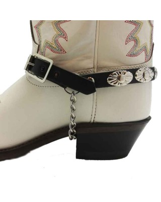 Boot Straps - Oval Black