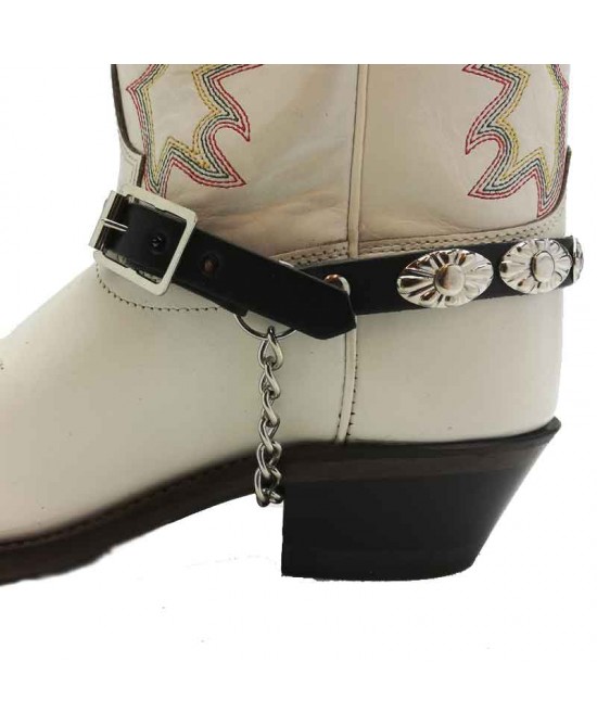 Boot Straps - Oval Black