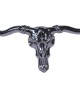 Belt Buckle - Steer Head Silver