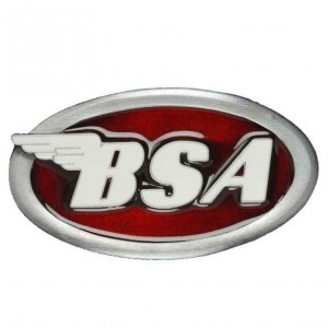 Belt Buckle - BSA Oval Logo Red Belt Buckle - BSA Oval Logo Red