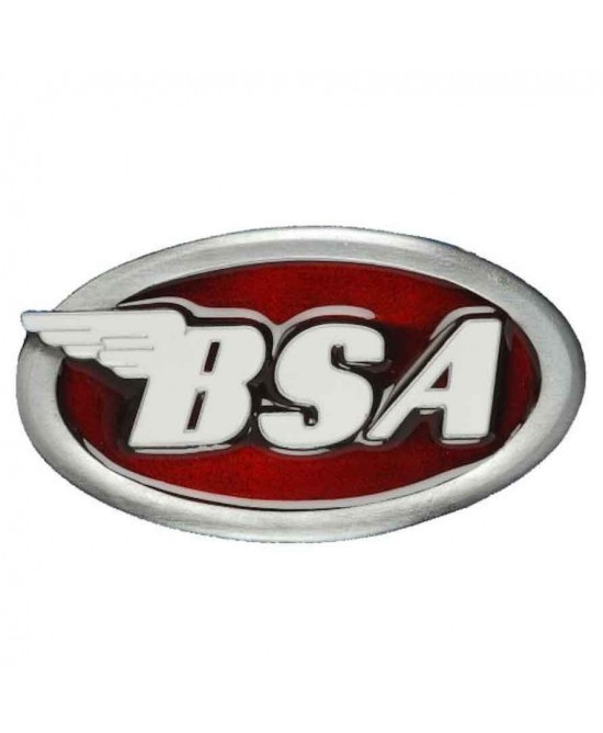 Belt Buckle - BSA Oval Logo Red