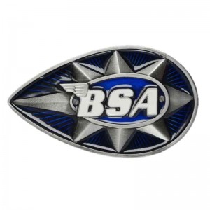 Belt Buckle - BSA Teardrop Star Blue/Blue Belt Buckle - BSA Teardrop Star Blue/Blue