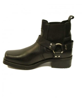 Woodland - Harley Men's Harness Cowboy Boot Black