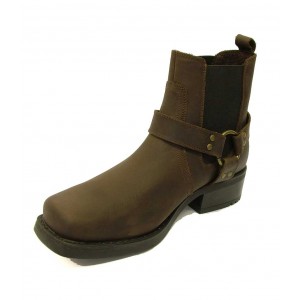 Woodland - Harley Men's Harness Cowboy Boot Brown