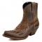 Mayura 012 Ankle Cowboy Boot Leather Genuine Snakeskin - Tierra Mayura 012 Ankle Cowboy Boot Leather Genuine Snakeskin - Tierra