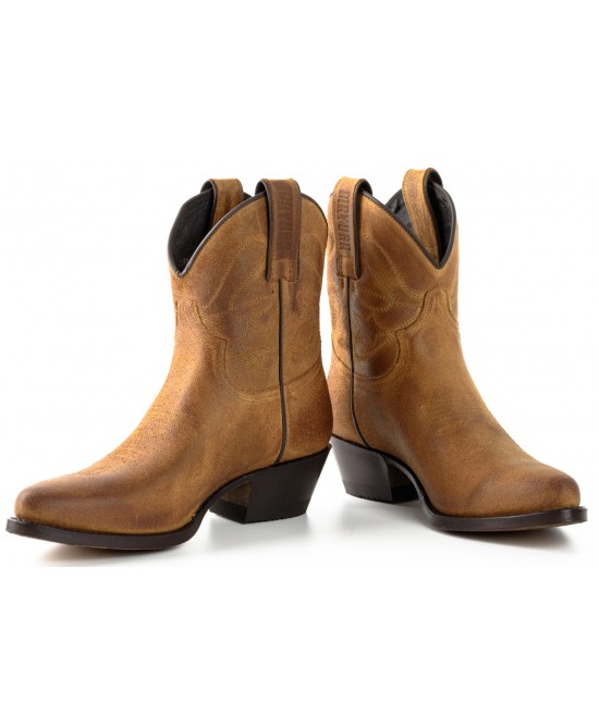 Mayura 2374 Serrapim Whisky Ladies Cowboy Ankle Boots Mayura 2374 Serrapim Whisky Ladies Cowboy Ankle Boots