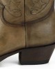 Brown/Grey Cowgirl Ankle Boots Brown/Grey Cowgirl Ankle Boots