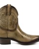 Brown/Grey Cowgirl Ankle Boots Brown/Grey Cowgirl Ankle Boots