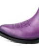 Mayura 2487 Marilyn Purple Ladies Cowboy Ankle Boots
