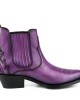Mayura 2487 Marilyn Purple Ladies Cowboy Ankle Boots