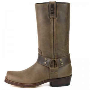 Mayura 001 Cowboy Biker Boot Brown