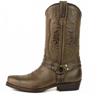 Mayura 007 Cowboy Biker Boot Brown