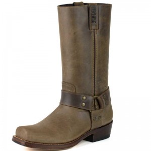 Mayura 001 Cowboy Biker Boot Brown