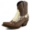 Mayura 012 Sadale/Natural Ankle Cowboy Boot Leather Genuine Snakeskin Mayura 012 Sadale/Natural Ankle Cowboy Boot Leather Genuine Snakeskin