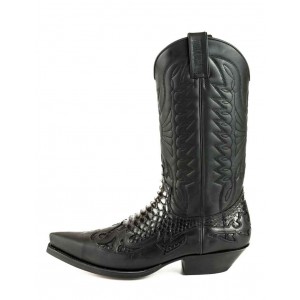 Mayura 1935 Black / Black Genuine Snakeskin