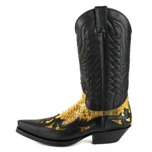 Mayura 1935 Black / Camel Genuine Snakeskin Mayura 1935 Black / Camel Genuine Snakeskin