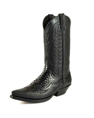 Mayura 1935 Black / Black Genuine Snakeskin