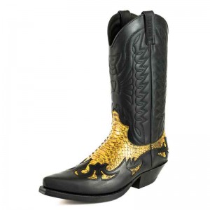 Mayura 1935 Black / Camel Genuine Snakeskin Mayura 1935 Black / Camel Genuine Snakeskin