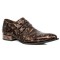 New Rock - M.NW228-S23 Bronze Floral Shoes New Rock - M.NW228-S23 Bronze Floral Shoes