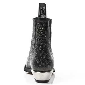 New Rock - M.7953-S21 - Vintage Flower Boots New Rock - M.7953-S21 - Vintage Flower Boots