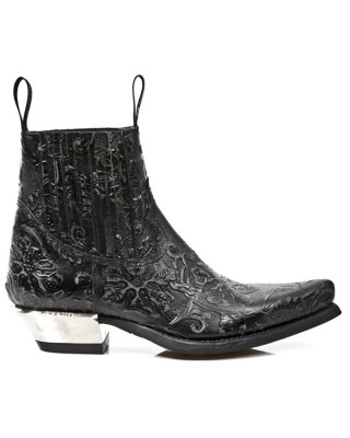 New Rock - M.7953-S21 - Vintage Flower Boots