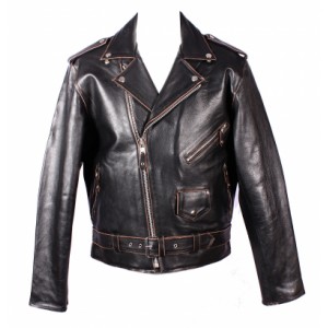 Leather Jacket- Brando Black