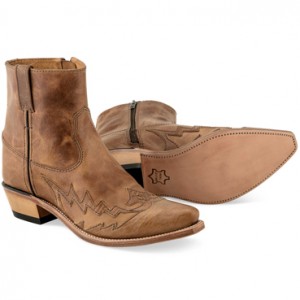 Old West - Men's Cowboy Boots - MF1512 - EE WIDE FIT