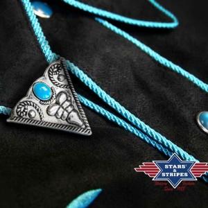 Stars & Stripes - Collar Tip Turquoise Stars & Stripes - Collar Tip Turquoise