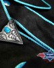 Stars & Stripes - Collar Tip Turqoise