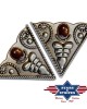 Stars & Stripes - Collar Tip Red & Silver