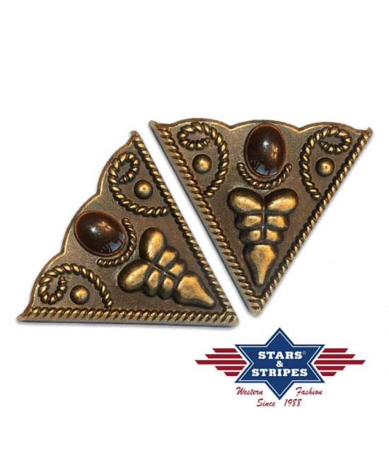 Stars & Stripes - Collar Tip Red & Copper