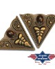 Stars & Stripes - Collar Tip Red & Copper