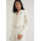Wrangler - Lainey Wilson - Pleated Tour White Denim Blouse 